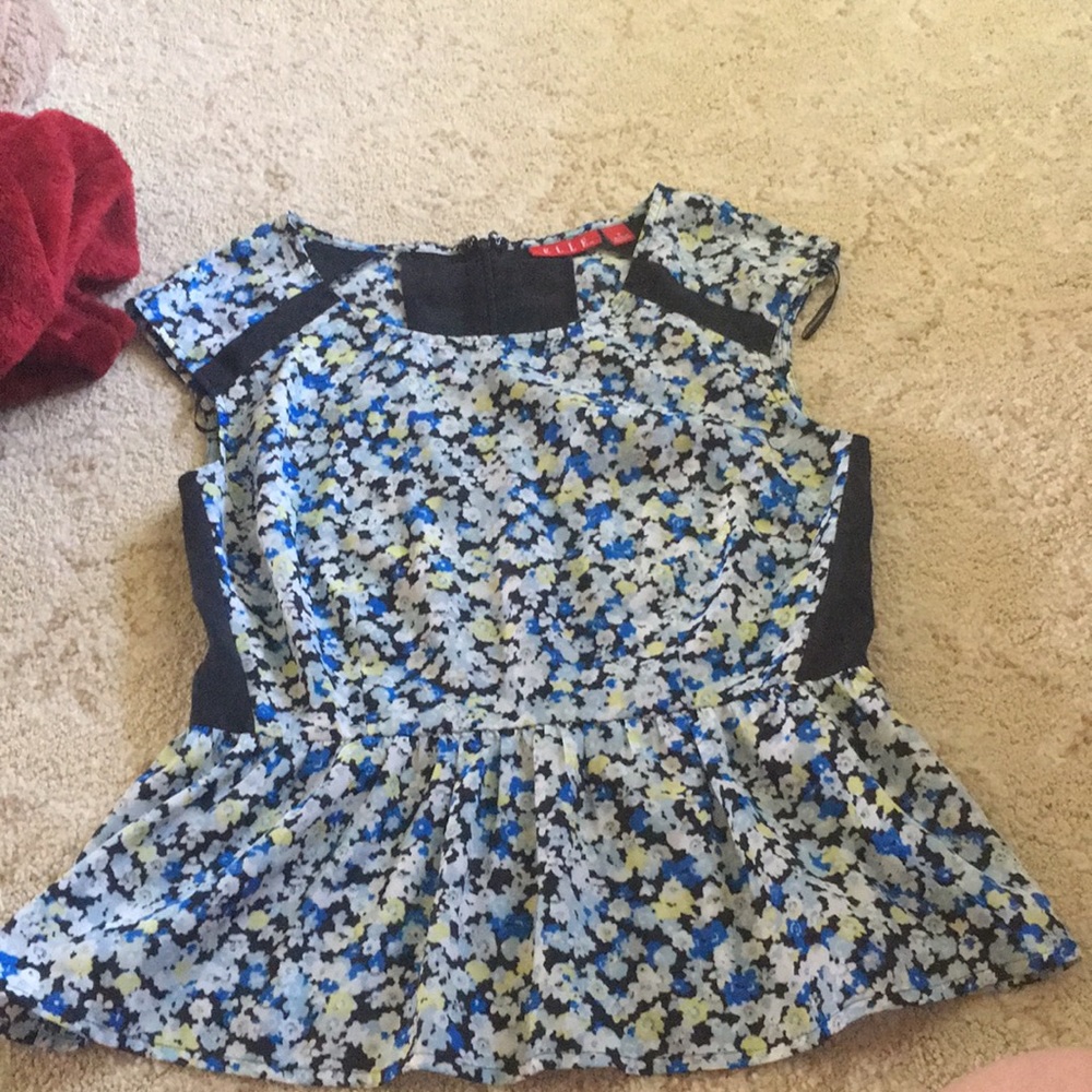 Elle peplum top